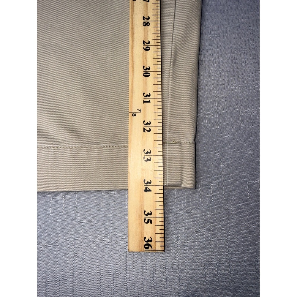 Polo Ralph Lauren Philip Pant Mens 37x34 Khaki Tan Cotton Twill Chino Trousers - Picture 6 of 13